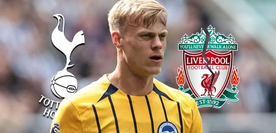 Jugador de Brighton en partido contra Liverpool