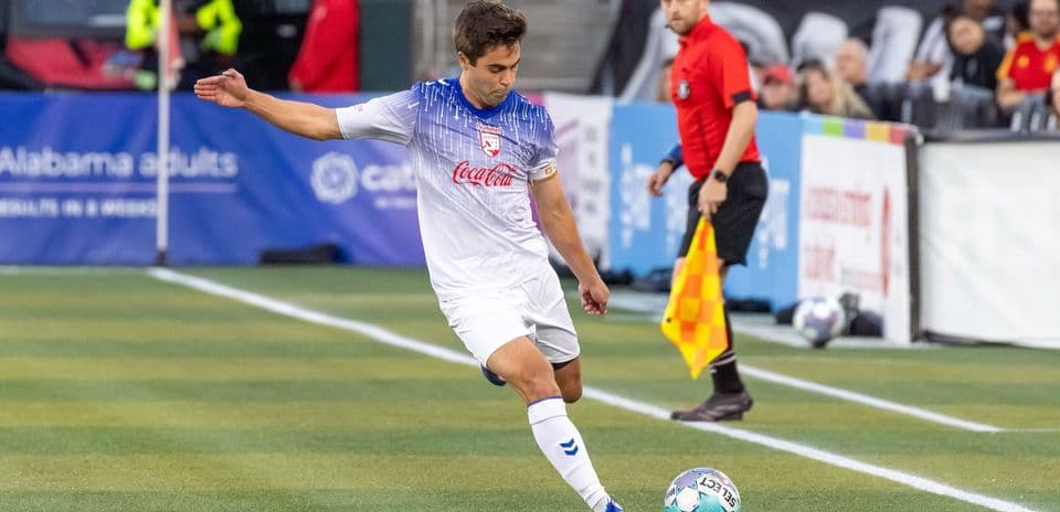 Jugador de Corpus Christi en acción durante el partido