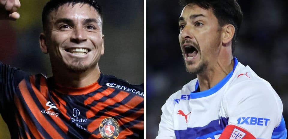 Jugadores de Deportes Limache y U. Católica celebrando