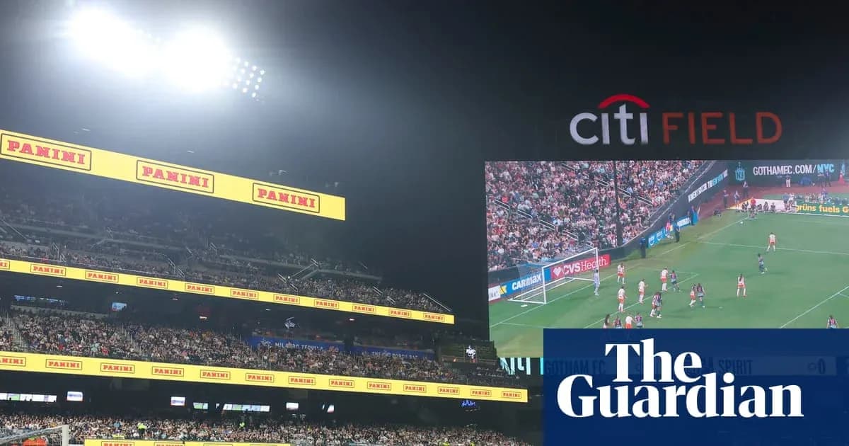 Vista del estadio Citi Field durante un partido de fútbol