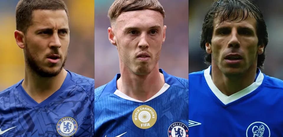 Tres jugadores de Chelsea en diferentes momentos