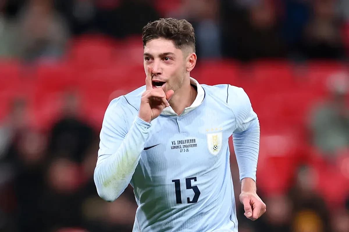 Jugador de Argentina celebrando con gesto de silencio