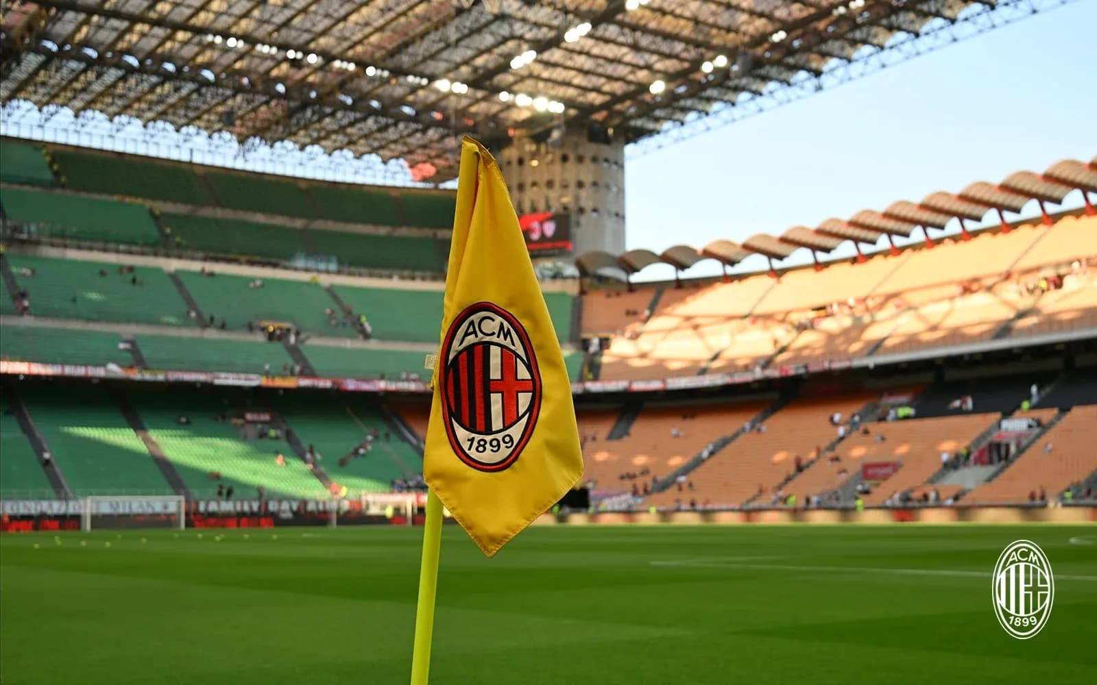 Esquina del campo en San Siro