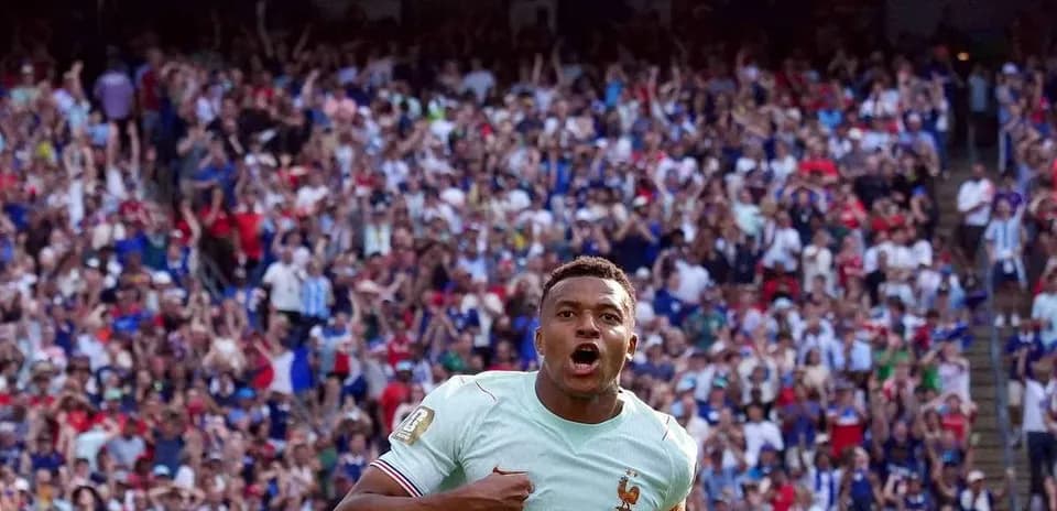 Jugador de Francia celebrando durante el Mundial 2026