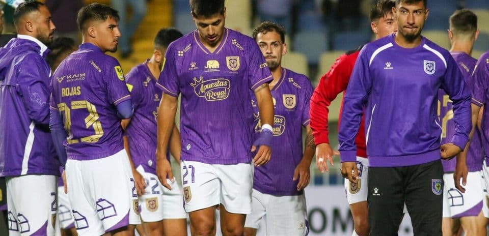 Jugadores de Concepción antes del partido