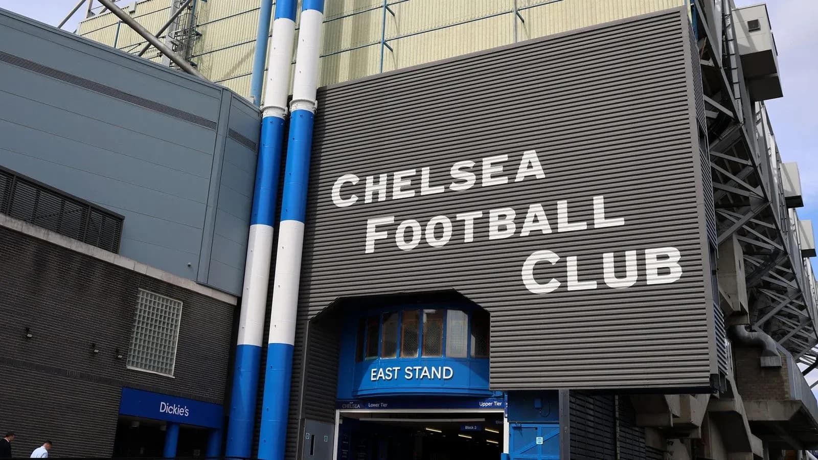 Entrada al East Stand del Chelsea Football Club
