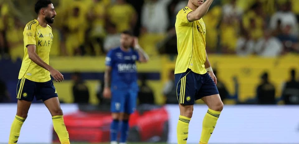Jugadores de Al Nassr en acción durante un partido