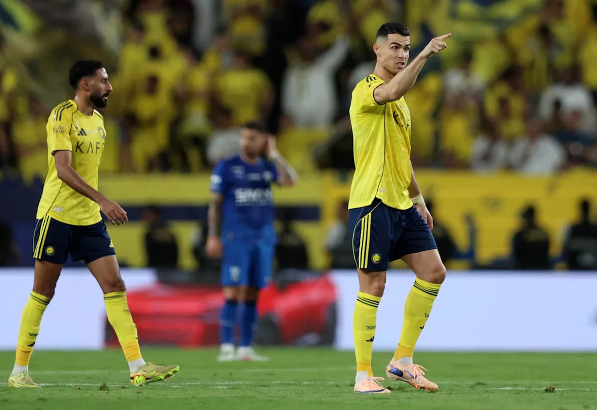 Jugadores de Al Nassr en acción durante un partido