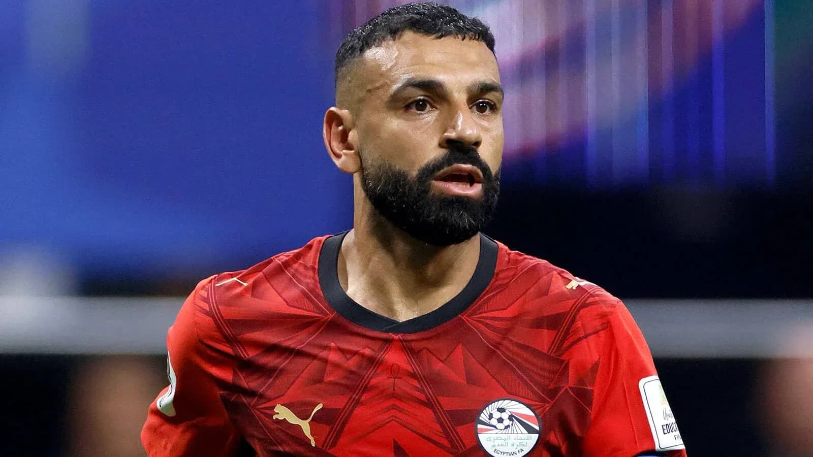 Jugador egipcio en acción durante un partido