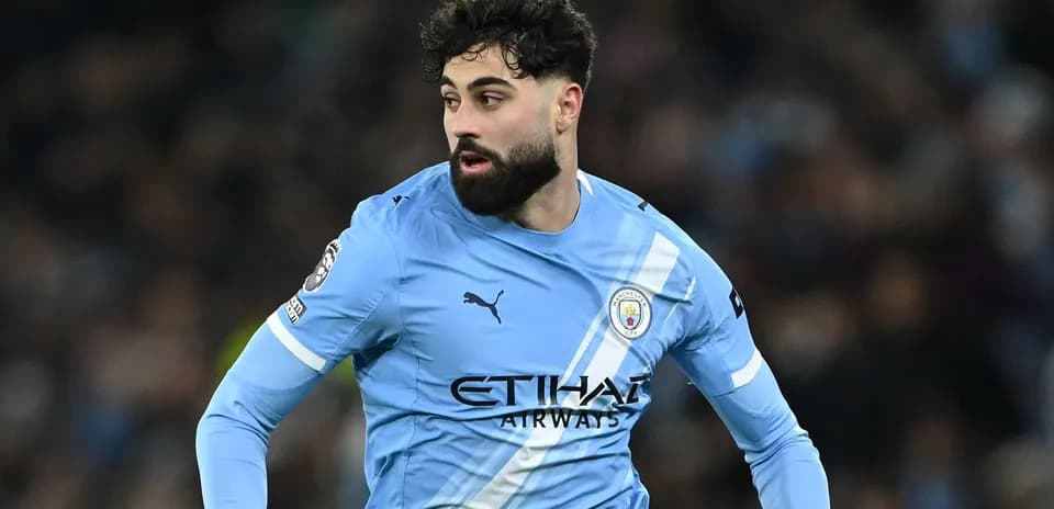 Jugador de Manchester City en acción durante partido