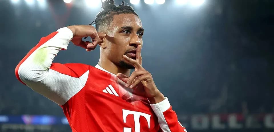 Jugador de Bayern Múnich celebrando un gol