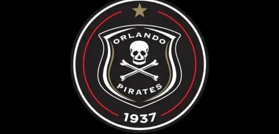Logotipo del Orlando Pirates con calavera y huesos