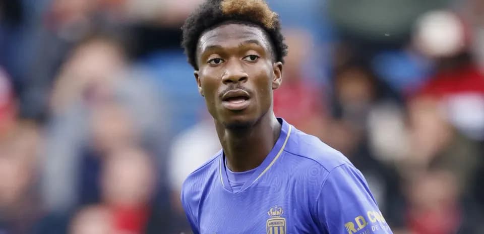 Jugador de AS Monaco en el campo durante el partido