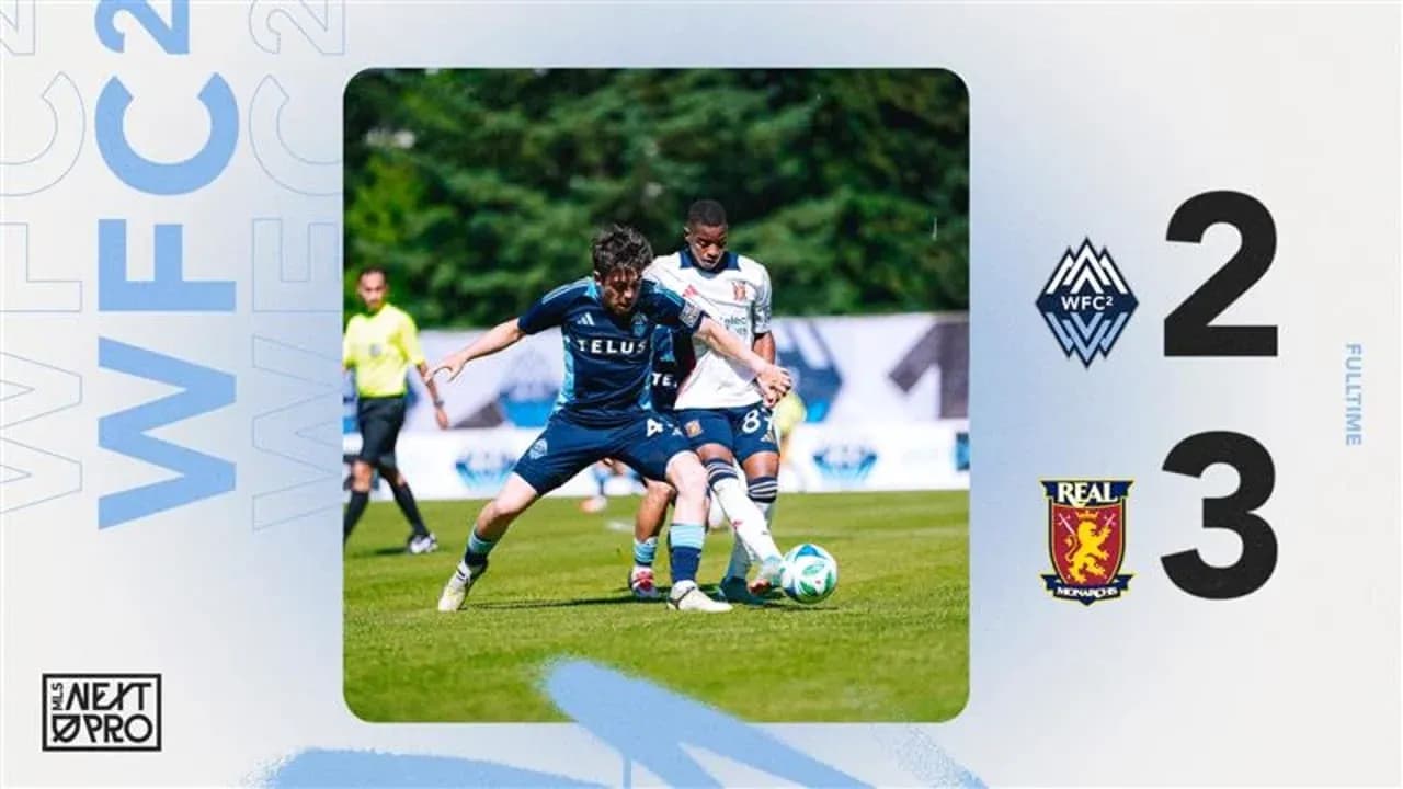 Jugador de Vancouver Whitecaps II en acción
