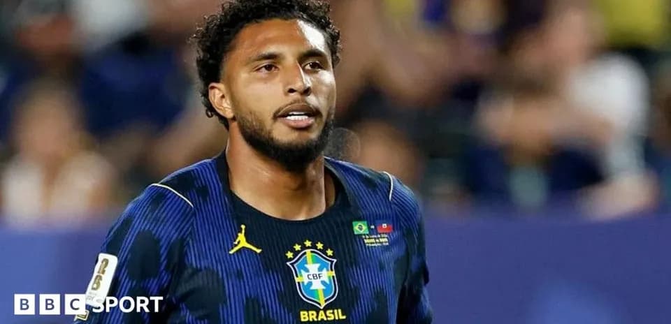 Jugador de Brasil en el campo durante un partido