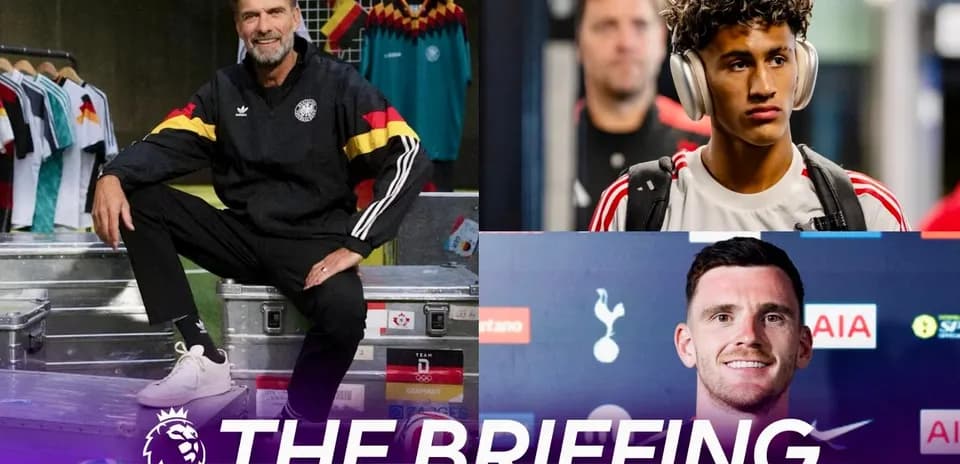 Entrenador y jugadores en sesión de prensa