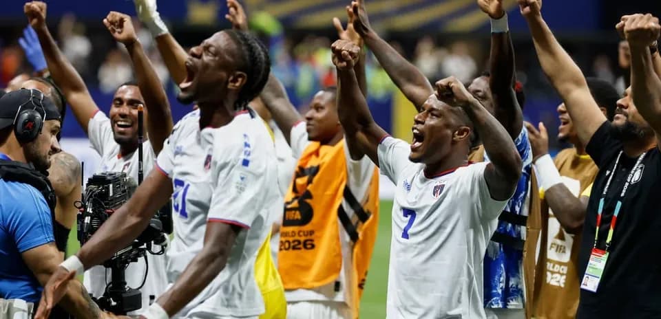 Jugadores de Cabo Verde celebrando en el Mundial 2026