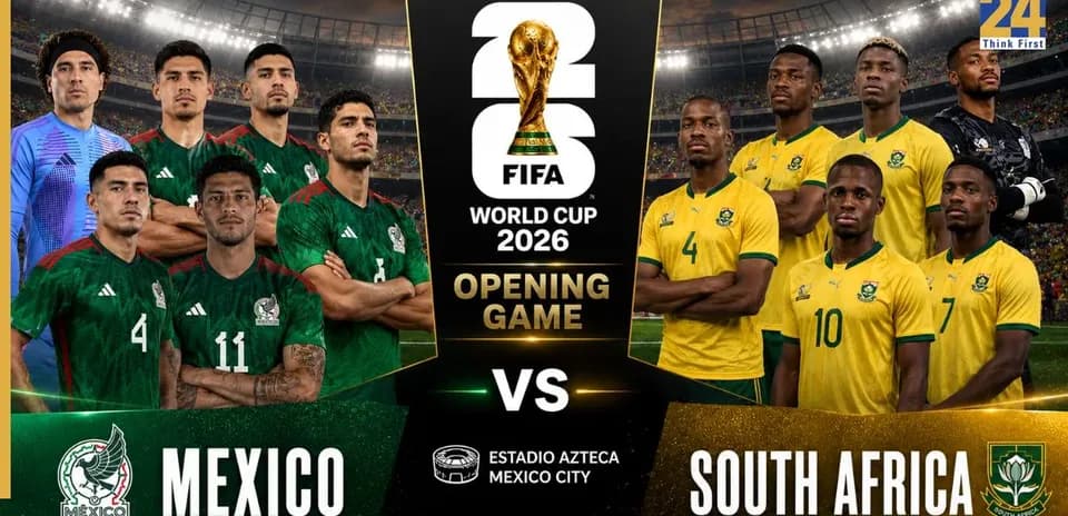 Partido inaugural México vs Sudáfrica en 2026