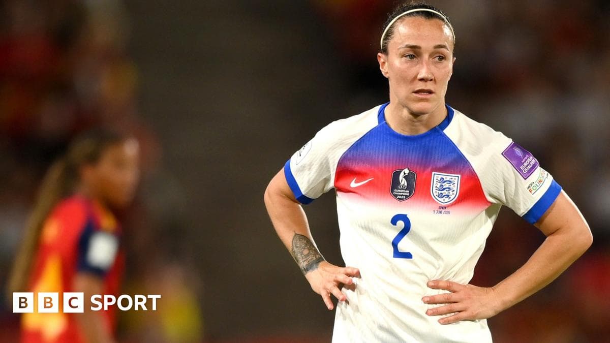 Jugadora de Inglaterra en el partido contra España