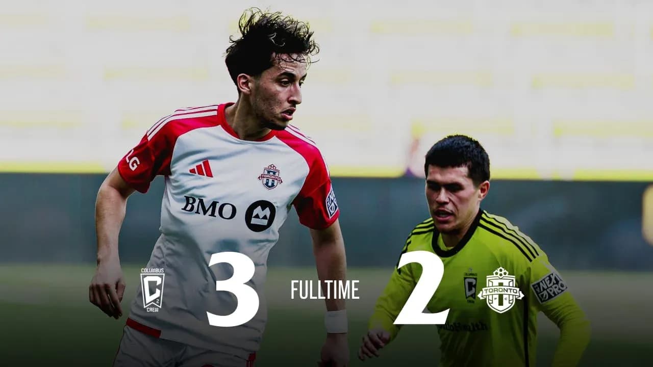 Columbus Crew II gana 3 a 2 a Toronto II