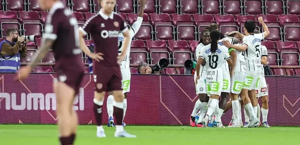 Celebración de gol del equipo de Sturm Graz