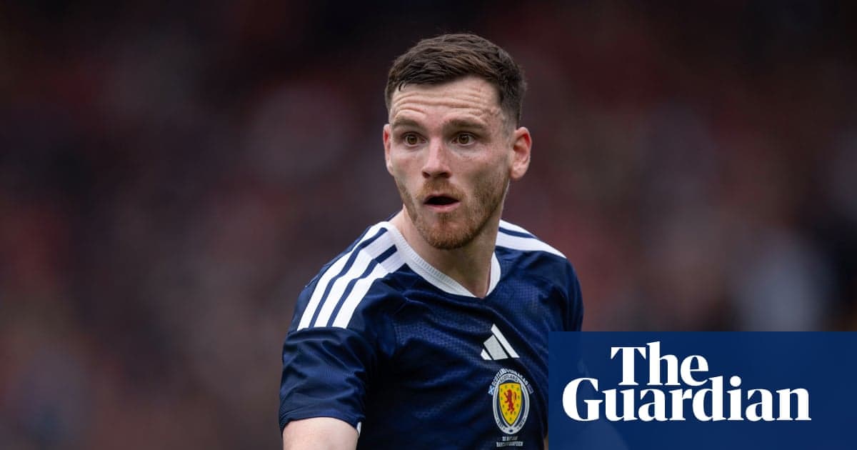 Jugador de Escocia en acción durante el partido