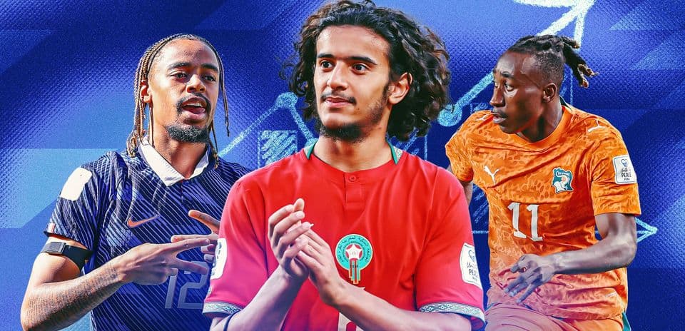 Seguimiento de valor de jugadores en el Mundial: Ayyoub Bouaddi destaca junto a Bradley Barcola, Michael Olise y Yan Diomande aumenta su valor en £10m