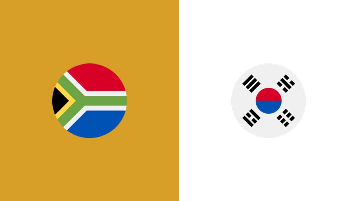Sudáfrica vs Corea del Sur en la Copa Mundial FIFA 2026: cómo ver el partido completo y los mejores momentos