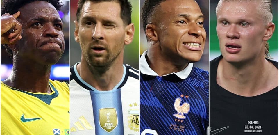 Vinicius Jr compite con Messi y Mbappé por la Bota de Oro en el Mundial 2026