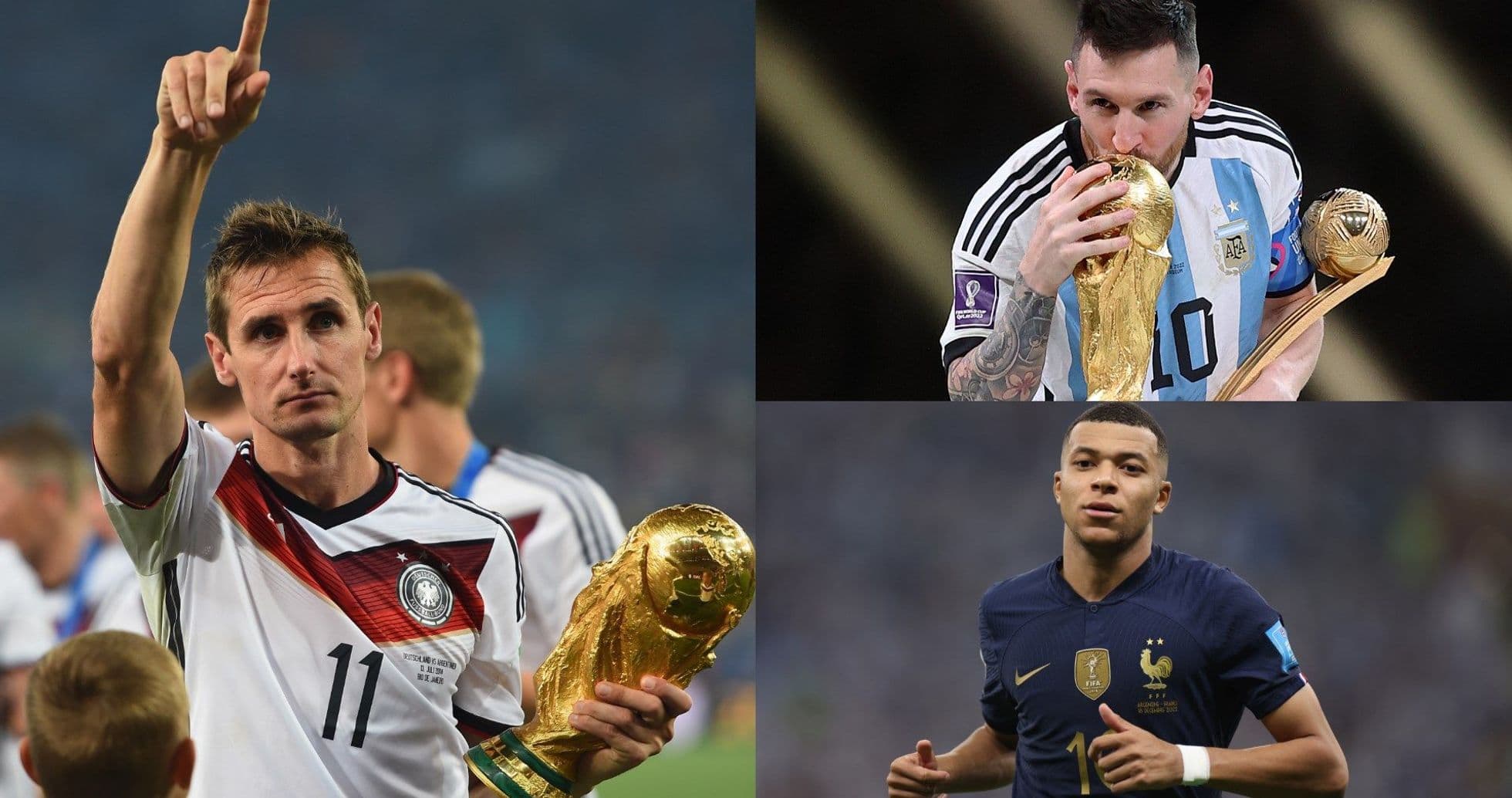 Los máximos goleadores en la historia de la Copa Mundial de la FIFA