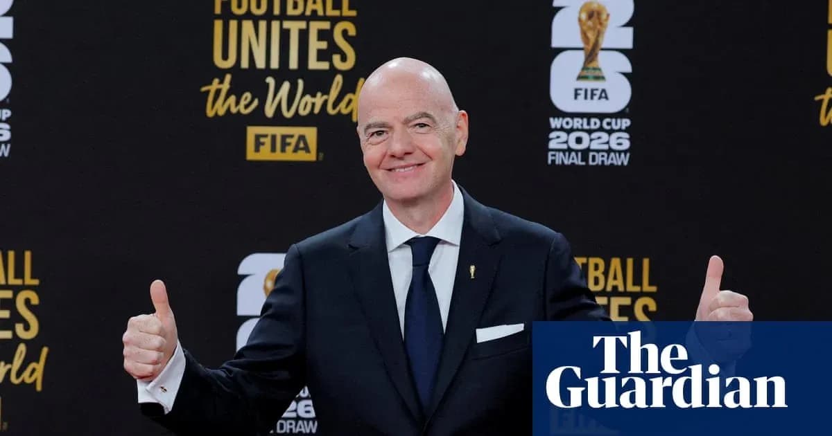 FIFA president Gianni Infantino en el sorteo del Mundial FIFA president Gianni Infantino en el sorteo del Mundial