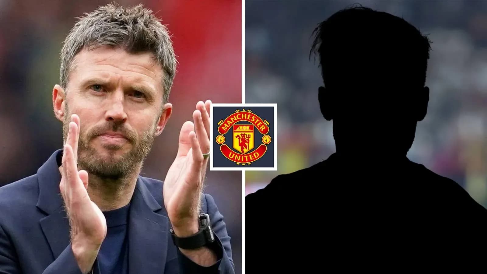 Entrenador aplaudiendo con logotipo de Manchester United Entrenador aplaudiendo con logotipo de Manchester United