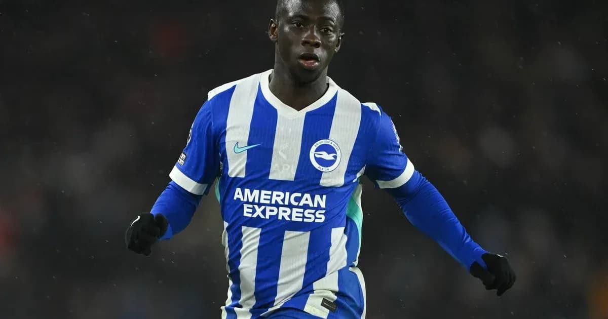 Jugador de Brighton celebrando durante un partido Jugador de Brighton celebrando durante un partido
