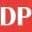Logo con las letras DP en fondo rojo Logo con las letras DP en fondo rojo