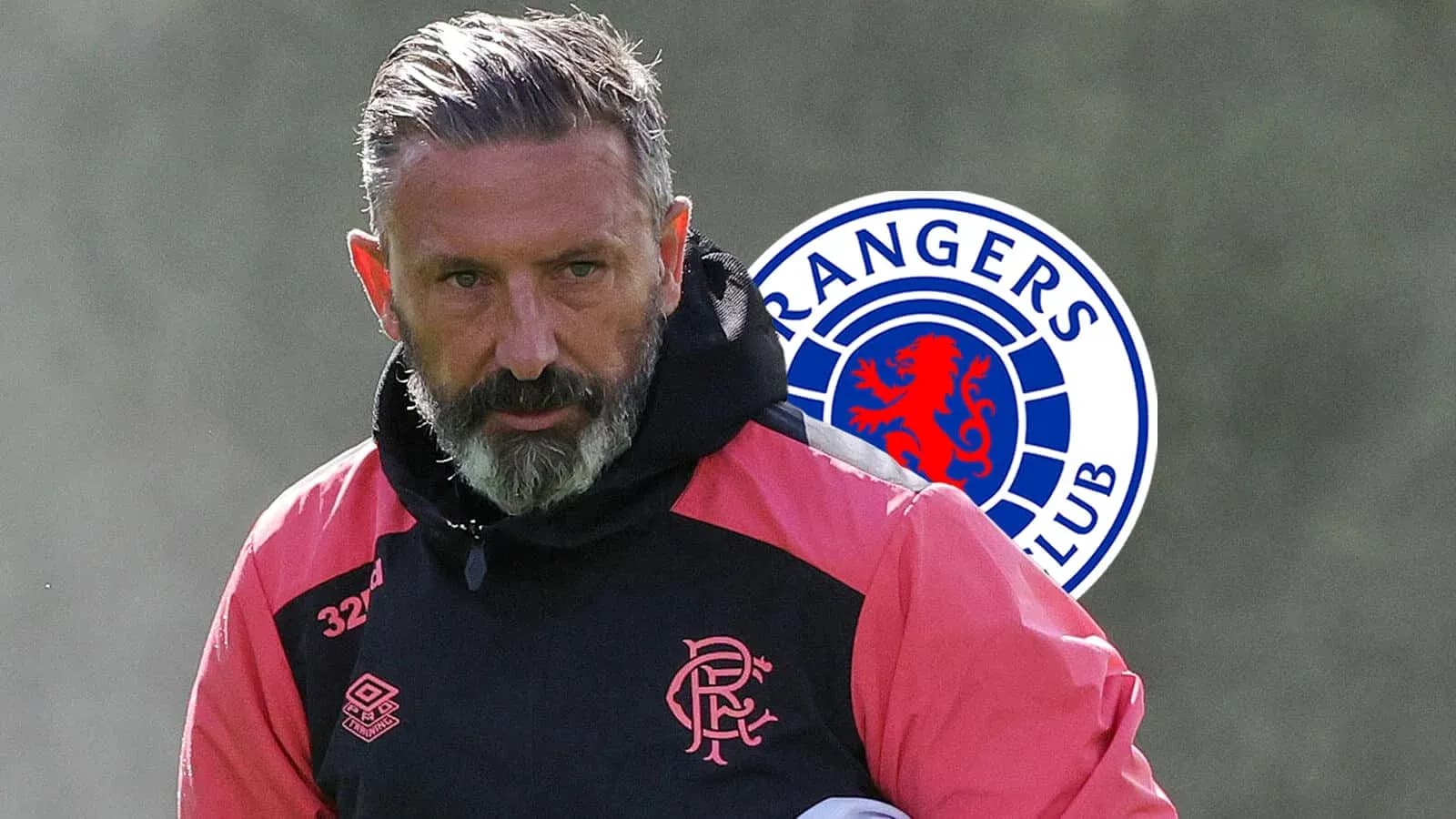 Entrenador de Rangers en sesión de entrenamiento Entrenador de Rangers en sesión de entrenamiento